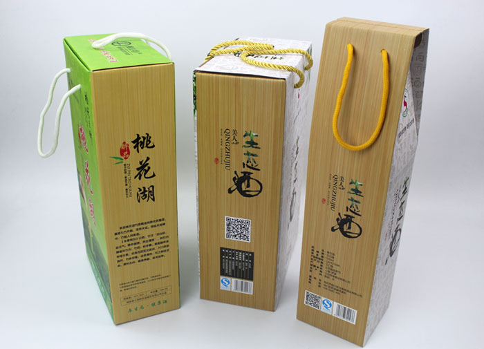 個(gè)性禮盒包裝讓“竹筒酒”身價(jià)倍增，長(zhǎng)沙包裝印刷廠再為桃江特產(chǎn)定制包裝