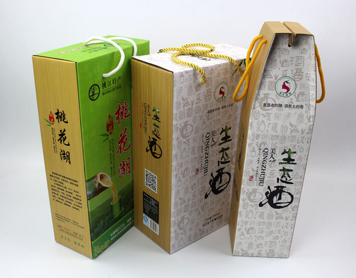 個(gè)性禮盒包裝讓“竹筒酒”身價(jià)倍增，長(zhǎng)沙包裝印刷廠再為桃江特產(chǎn)定制包裝