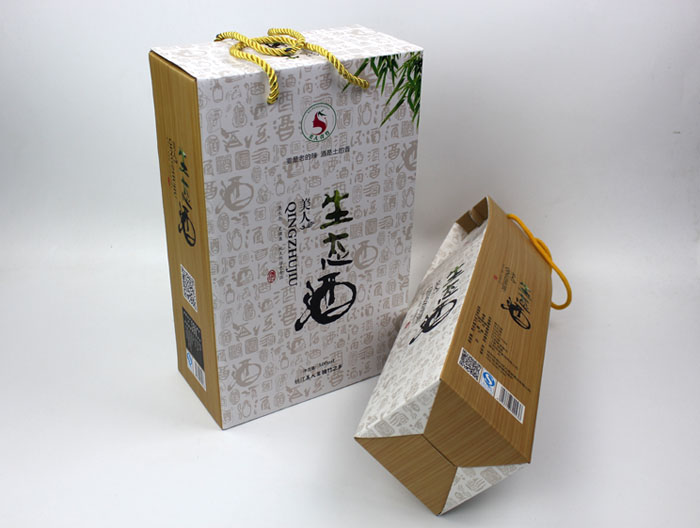 個(gè)性禮盒包裝讓“竹筒酒”身價(jià)倍增，長(zhǎng)沙包裝印刷廠再為桃江特產(chǎn)定制包裝