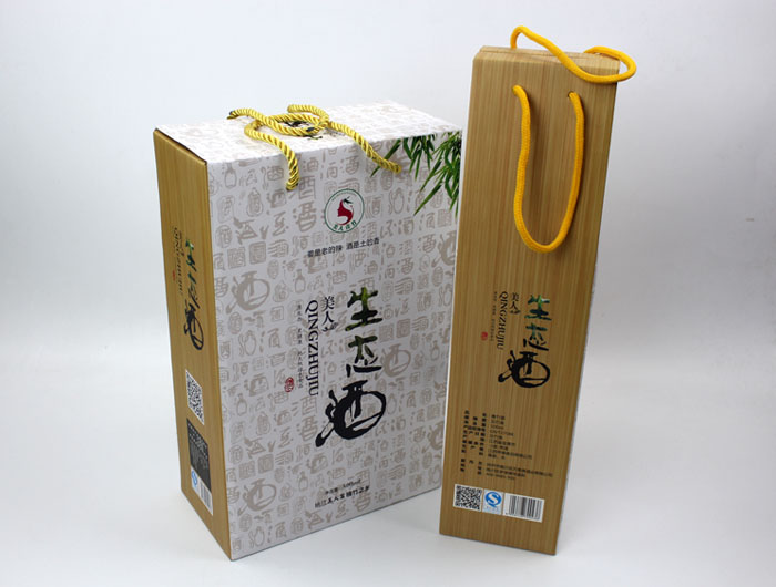 個(gè)性禮盒包裝讓“竹筒酒”身價(jià)倍增，長(zhǎng)沙包裝印刷廠再為桃江特產(chǎn)定制包裝